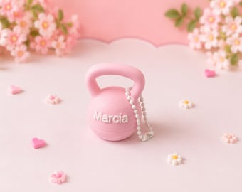 Kettlebell ring holder Keychain