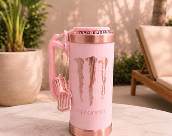 Soporte para latas Monster / Vaso para bebidas energéticas de 473 ml / Regalo para amantes de Monster