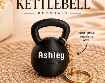 Sleutelhanger met houder voor kettlebellring