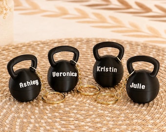 Kettlebell ring holder Keychain