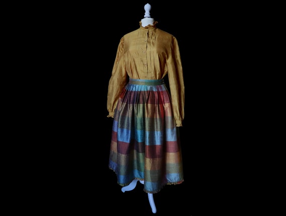 1970/80 Micmac St Tropez skirt and blouse set, in… - image 1