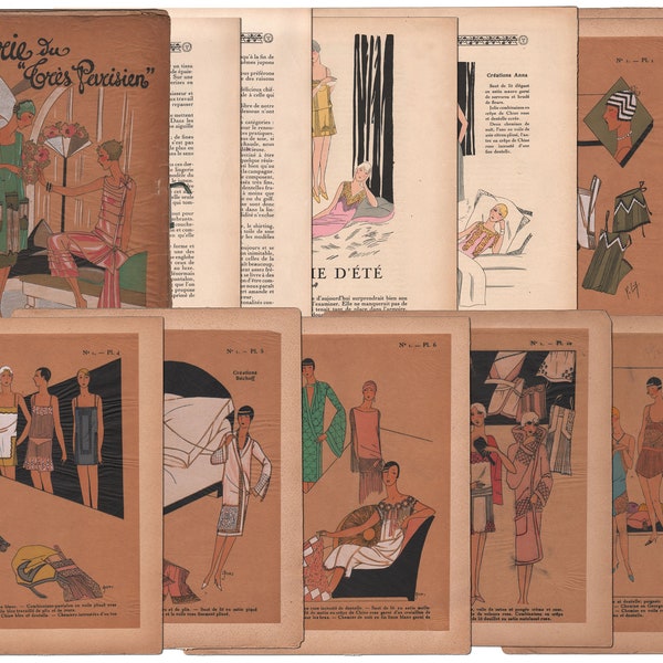 Téléchargement magazine La Lingerie du Très Parisien numéro 1 1927