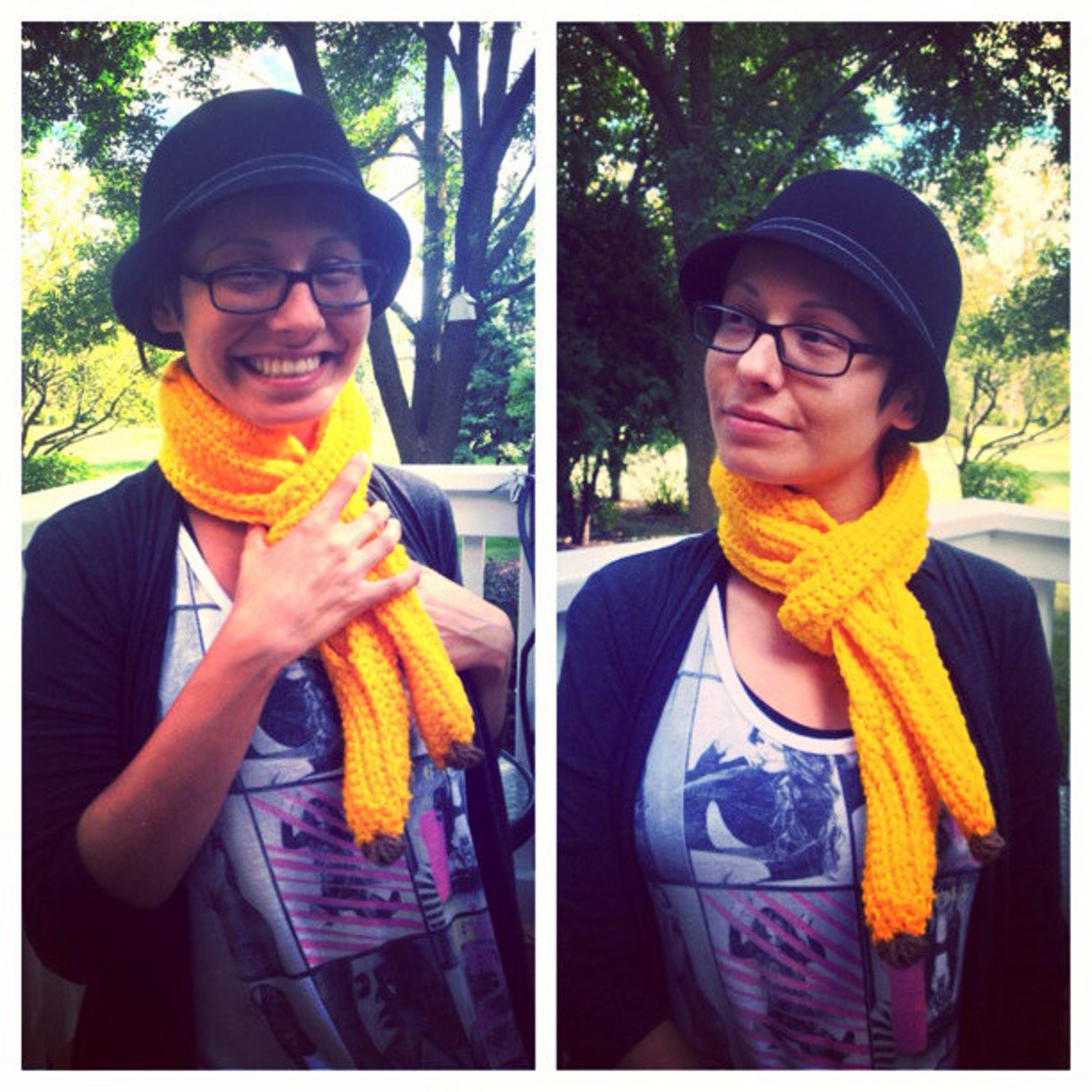 Big Yellow Joint Banana Scarf / Arrested Development Etsy