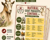 Natural Goat Parasite Prevention Guide | Printable Goat Health PDF