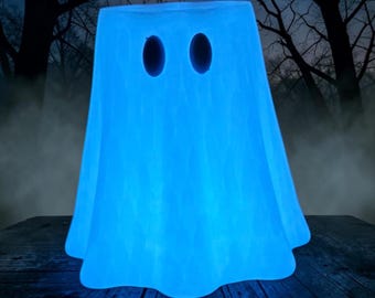 Glow in the Dark Halloween Ghost 12 oz Can Cozy