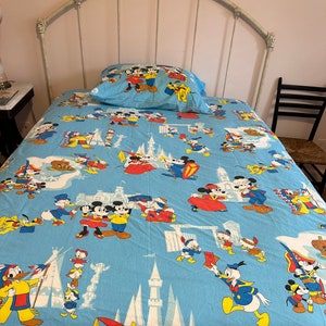 Mickey Mouse Twin Sheets Etsy UK