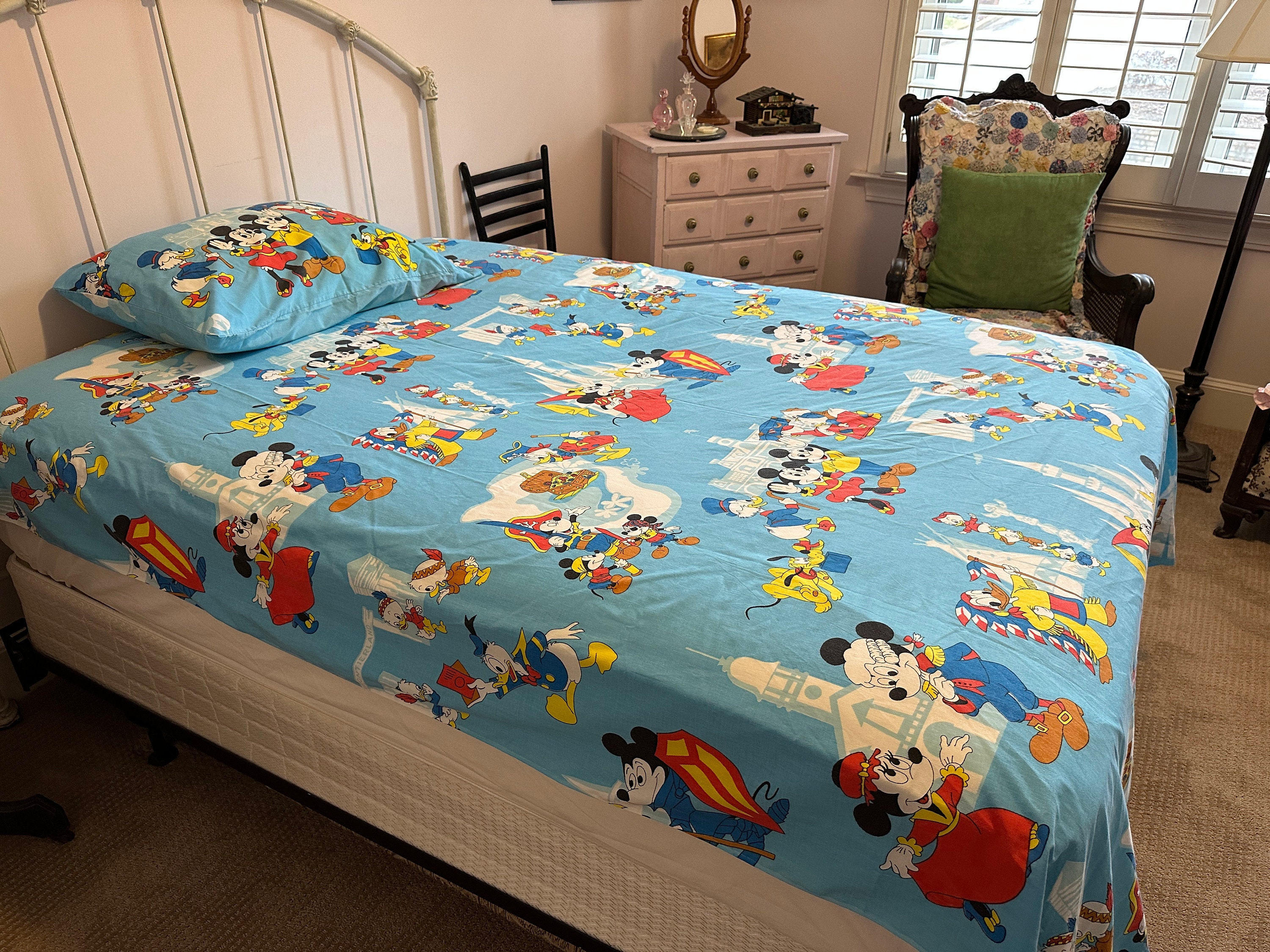 Walt Disney sheets Mickey Mouse Minnie Mouse Donald Duck Bedding Sets