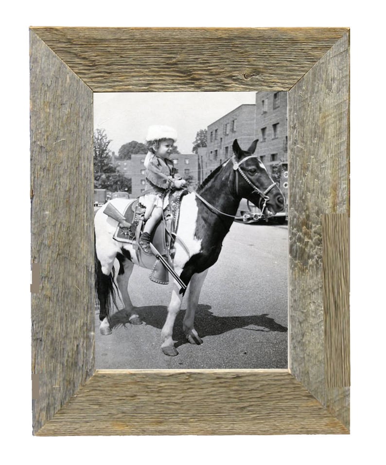 Natural barnwood photo frame Etsy