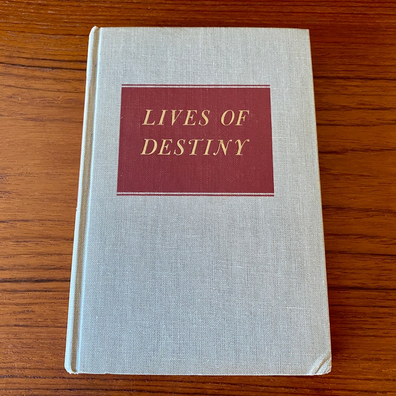 Lives of Destiny Donald Culross Peattie Muir Mozart Voltaire Michelangelo Houghton Mifflin 1954 First Antique Hardcover Book image 1