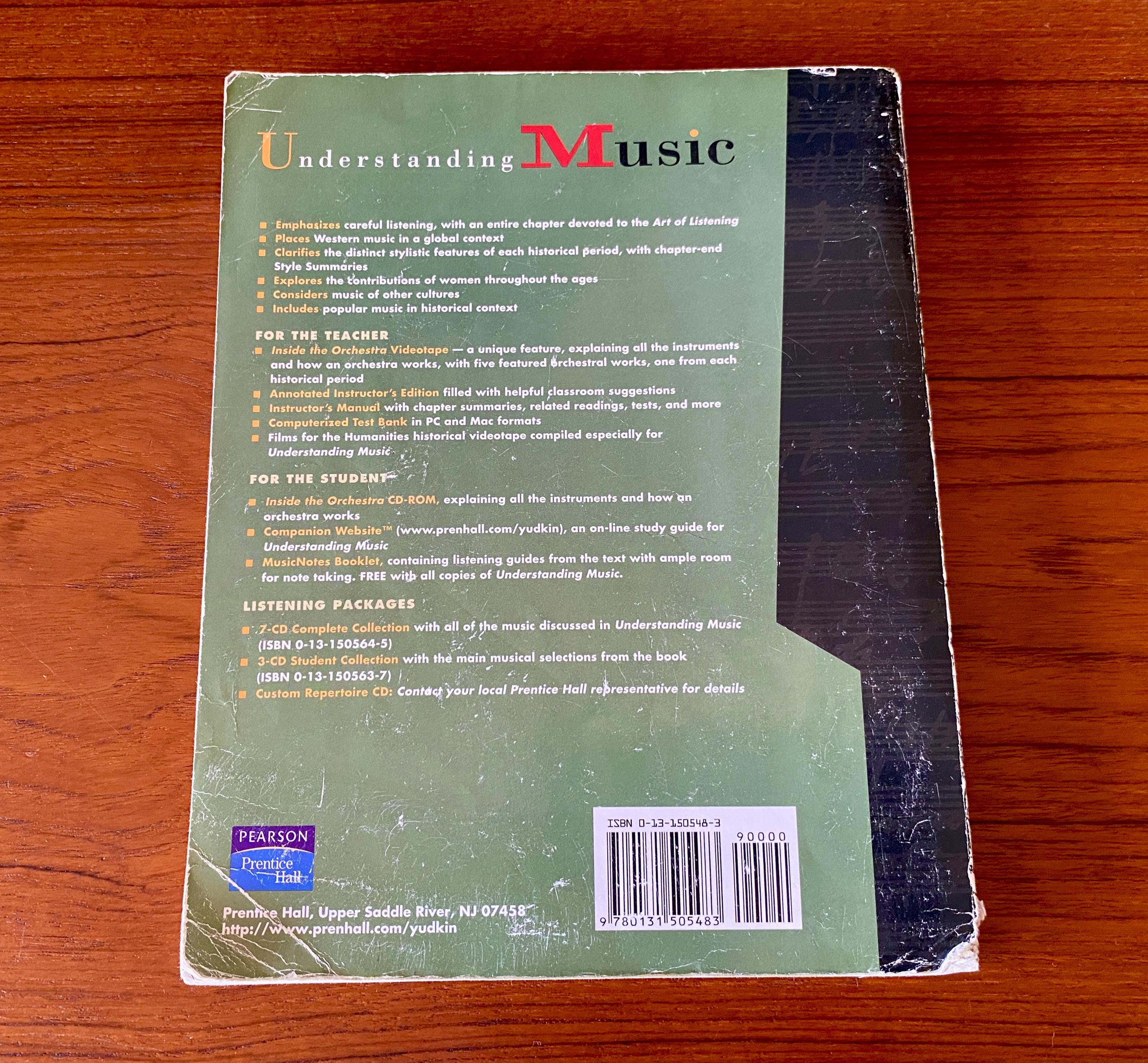 Understanding Music - Jeremy Yudkin - Pearson/prentice Hall 4th
