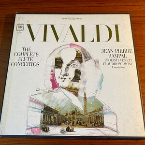 Vivaldi: Complete Flute Concertos - Jean Pierre Rampal Vinyl 3 LP Box Set