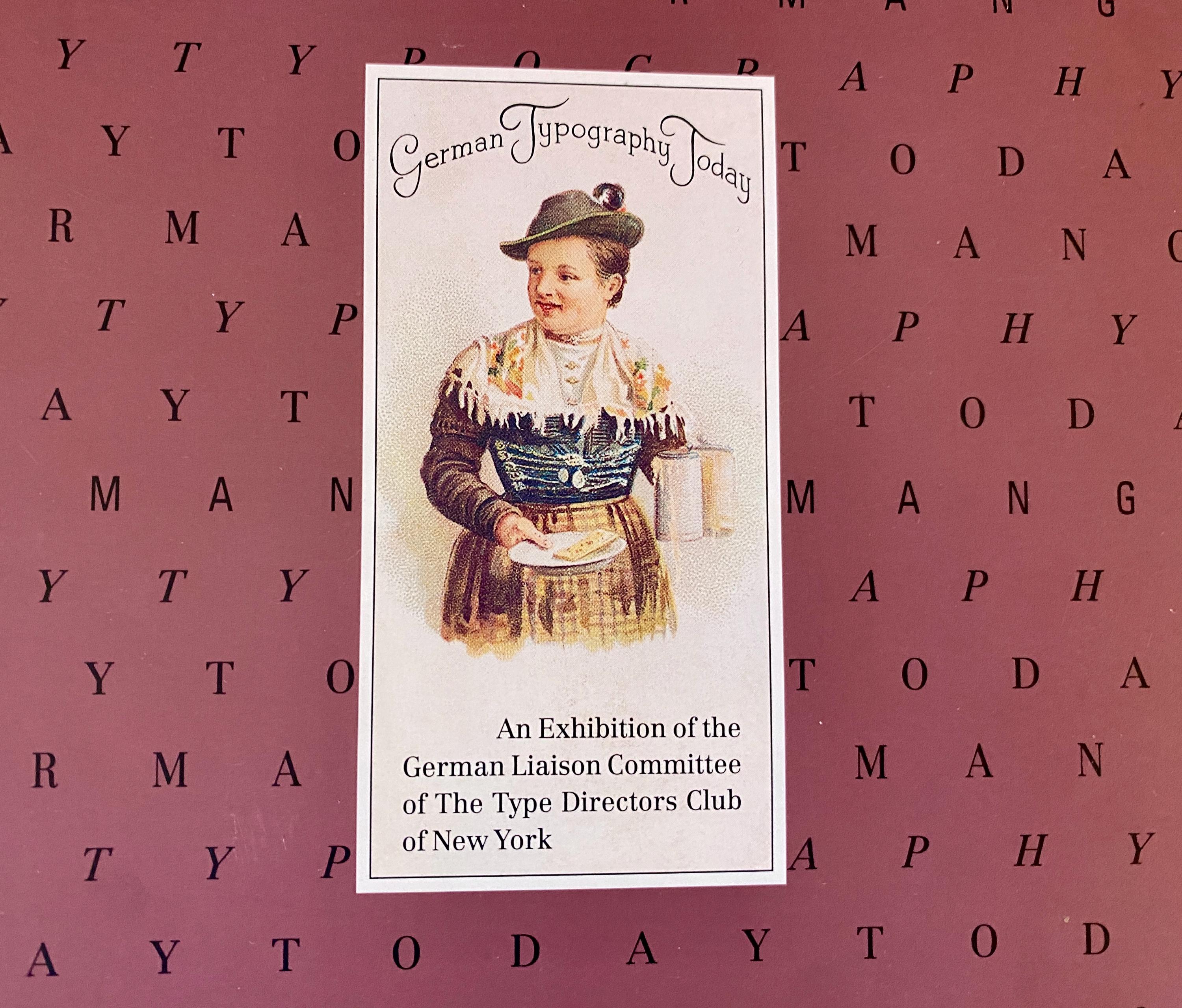Vintage German Typography Book: 1987 Graphic Design - Etsy