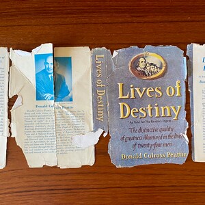 Lives of Destiny Donald Culross Peattie Muir Mozart Voltaire Michelangelo Houghton Mifflin 1954 First Antique Hardcover Book image 10