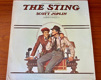 The Sting - Original Motion Picture Soundtrack - Marvin Hamlisch Scott Joplin - The Entertainer - Original MCA 1974 - Vinyl LP Record Album