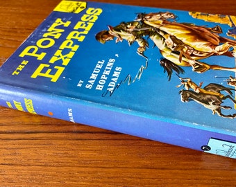 The Pony Express - 1950 Landmark Book, Illustrated Western History
