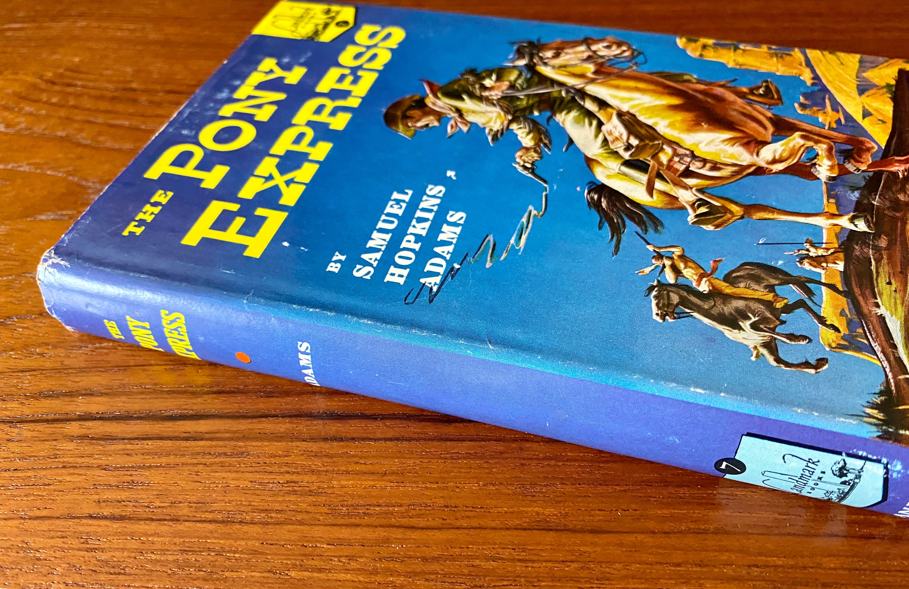 The Pony Express - 1950 Landmark Book, Illustrated Western History