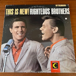 The Righteous Brothers - This Is New! - Blue-Eyed Soul - &quot;Justine&quot; - &quot;Cryin&#39; Blues&quot; - Moonglow 1965 - Vintage Vinyl LP Record Album