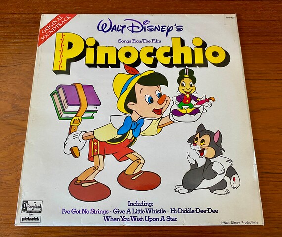 Vintage Walt Disney's Pinocchio Soundtrack Vinyl Record - Etsy