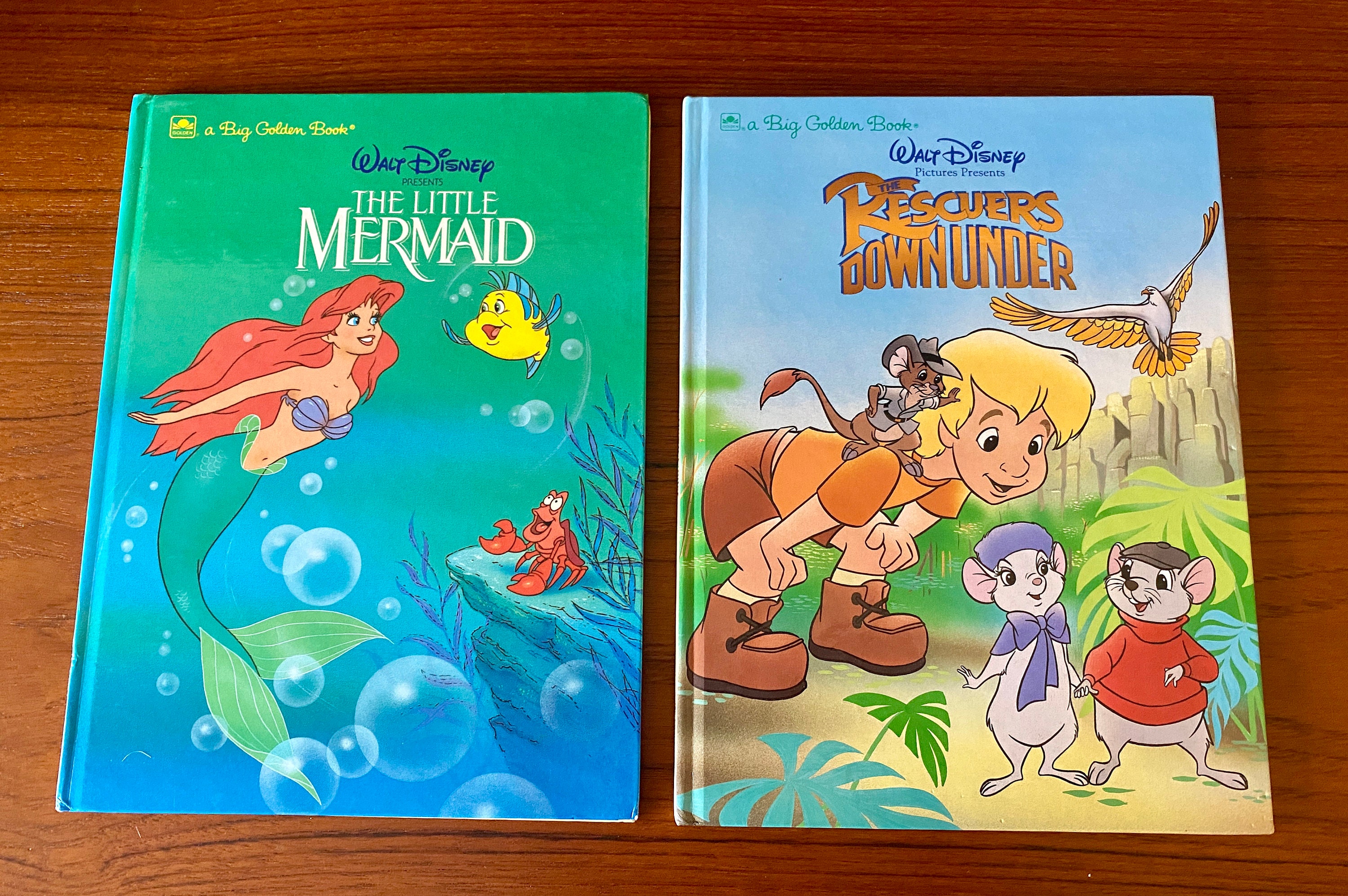 4 Walt Disney Big Golden Books - Cinderella - Bambi - the