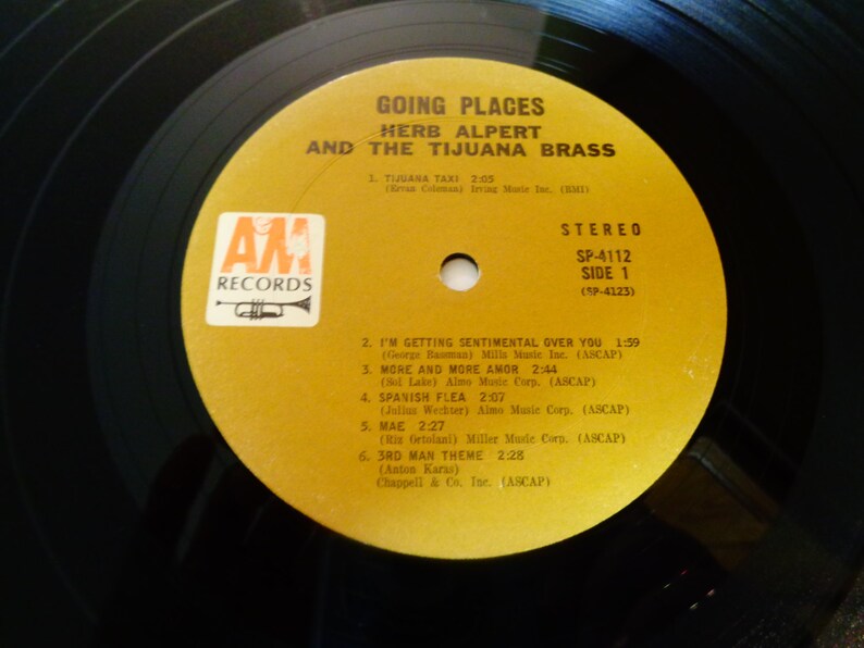 Herb Alpert and the Tijuana Brass Going Places Etsy