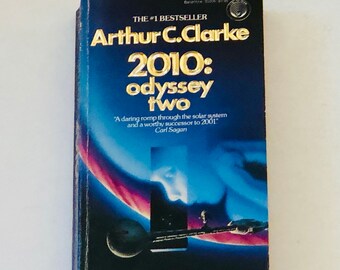 Arthur C. Clarke - 2010: Odyssey Two - Del Rey Sci Fi - First U.S Edition 1984 - Vintage Science Fiction Paperback Book