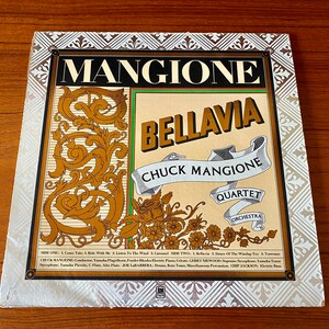 Bellavia - Chuck Mangione Quartet Orchestra - Trumpet - Smooth Jazz - Original A&M 1975 - Vintage Vinyl LP Record Album