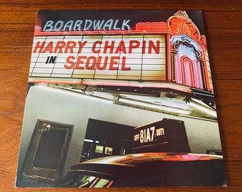 Harry Chapin - Sequel - Folk Rock - Boardwalk Records 1980 - Vintage Gatefold Vinyl LP Record Album