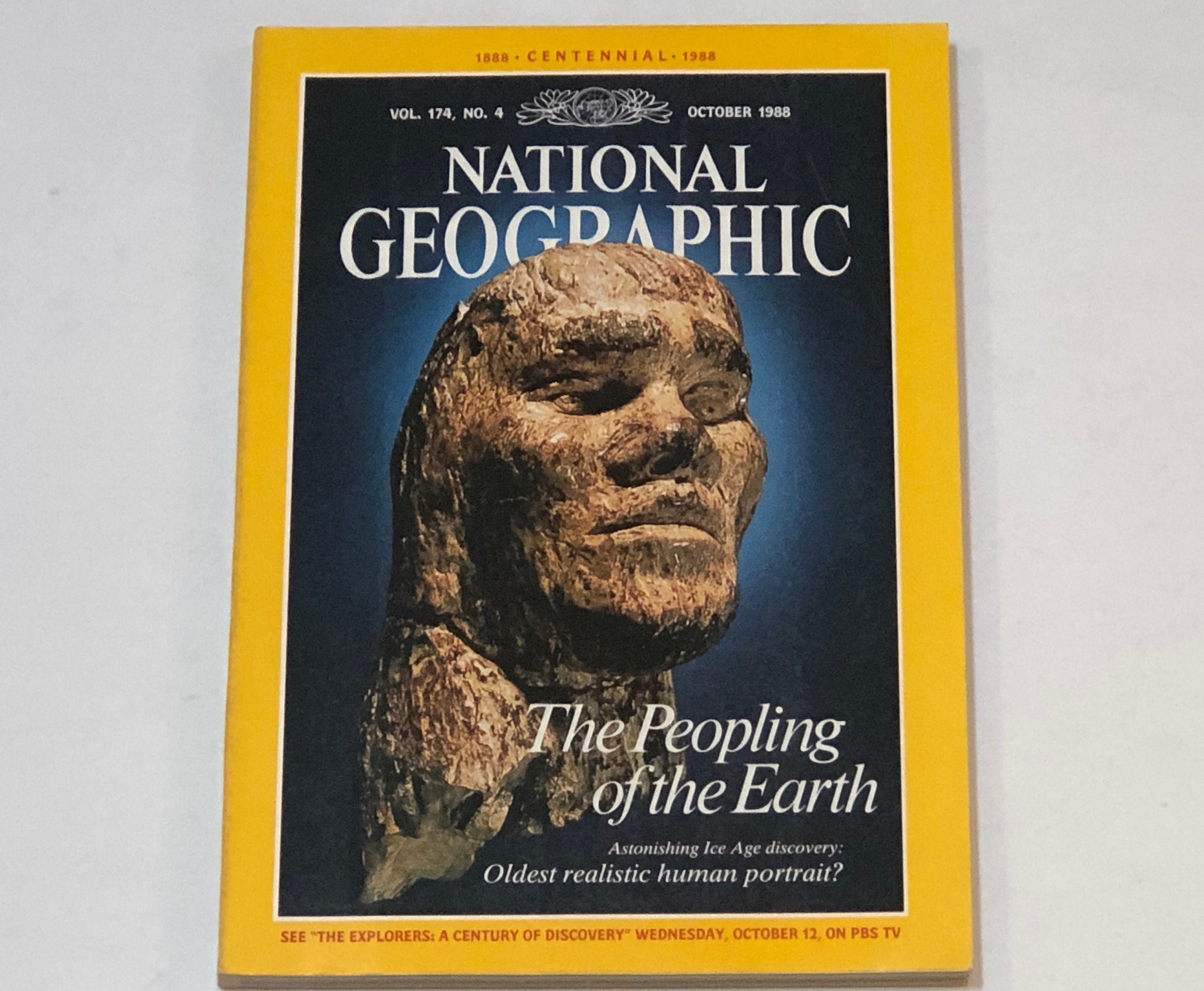 National Geographic Magazine October 1988 The Peopling of | Etsy