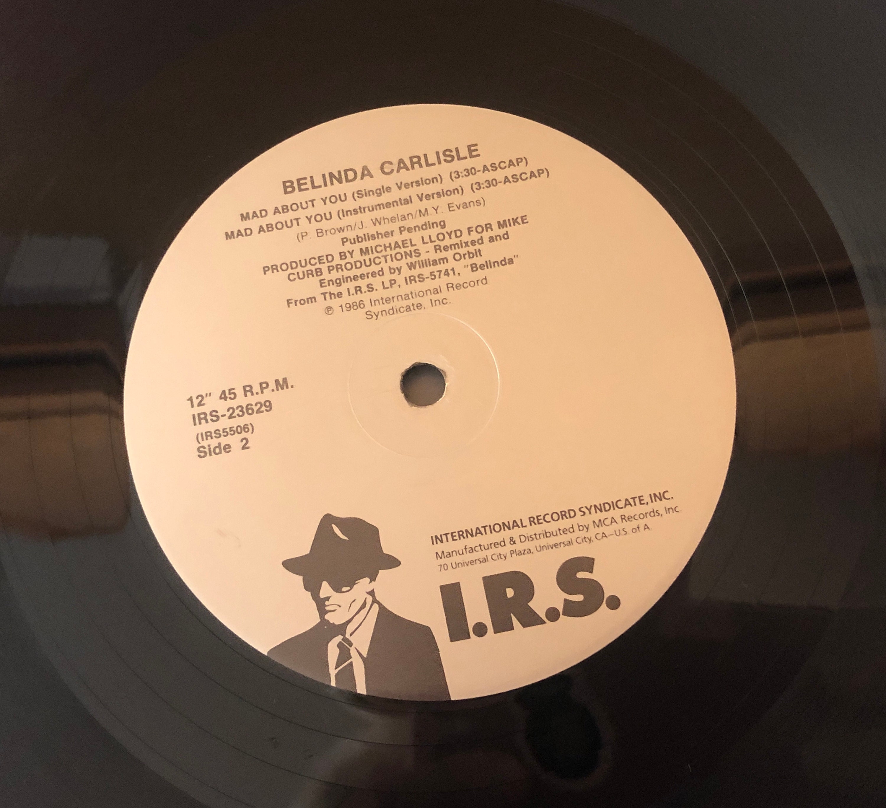 Belinda Carlisle Mad About You Extended Version 12 - Etsy