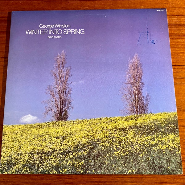 George Winston - Winter Into Spring - New Age - Solo Piano - Windham Hill Original 1982 - Vintage Vinyl LP Record Album