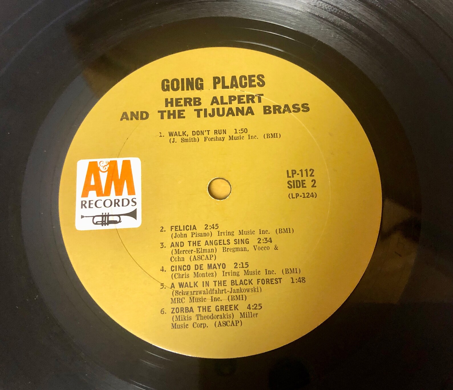 Herb Alpert and the Tijuana Brass Going Places Etsy