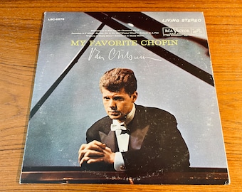 Van Cliburn - My Favorite Chopin Vinyl LP - 1961 Red Seal Record