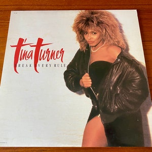 Tina Turner - Break Every Rule - &quot;Typical Male&quot; - &quot;Back Where You Started&quot; - Capitol 1986 - Vintage Pop Vinyl LP Record Album
