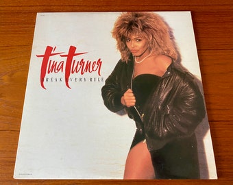 Tina Turner - Break Every Rule - "Typical Male" - "Back Where You Started" - Capitol 1986 - Vintage Pop Vinyl LP Record Album