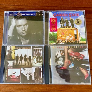 4 Rock CDs 80&#39;s/90&#39;s - Sting / The Police - The Cars Greatest Hits - Hootie & the Blowfish - Garden State - Vintage