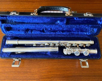 Vintage Noblet Paris Concert Flute C-foot Plateau French Arms - Etsy
