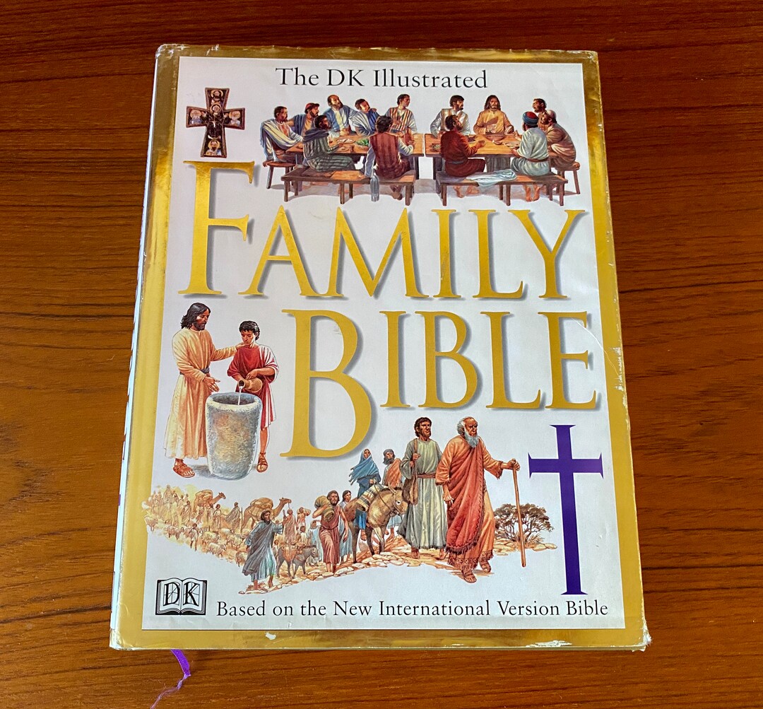 The DK Illustrated Family Bible First American Edition 1997 Vintage