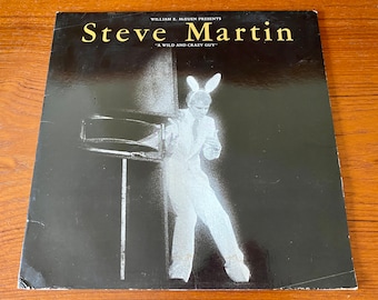 Steve Martin - A Wild and Crazy Guy Vinyl LP - 1978 Comedy Album with Mini Poster