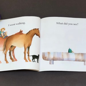 I Went Walking - Sue Williams - Julie Vivas - Voyager Books 1989 ...