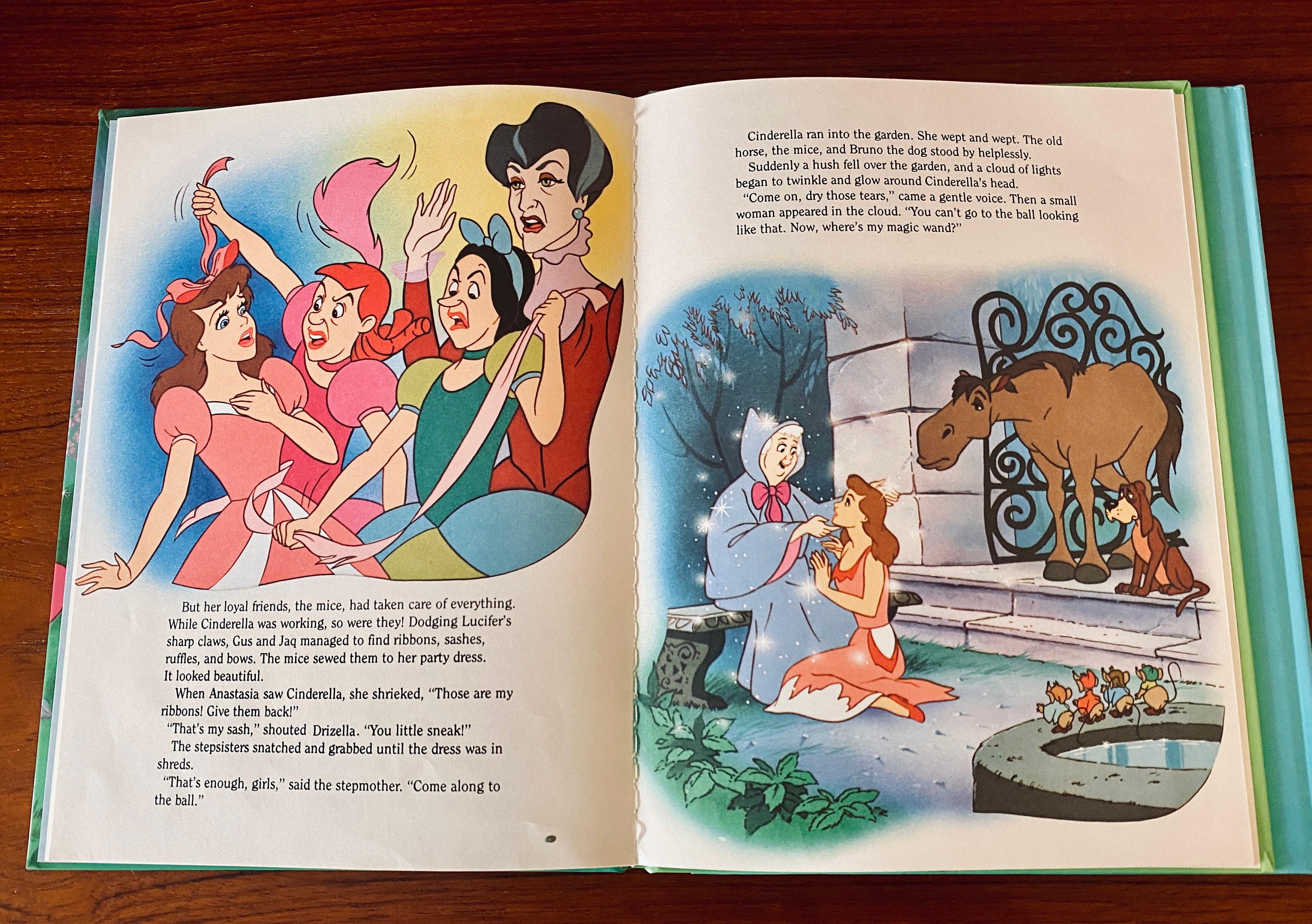 Vintage Disney Big Golden Books – Cinderella, Bambi, Mermaid