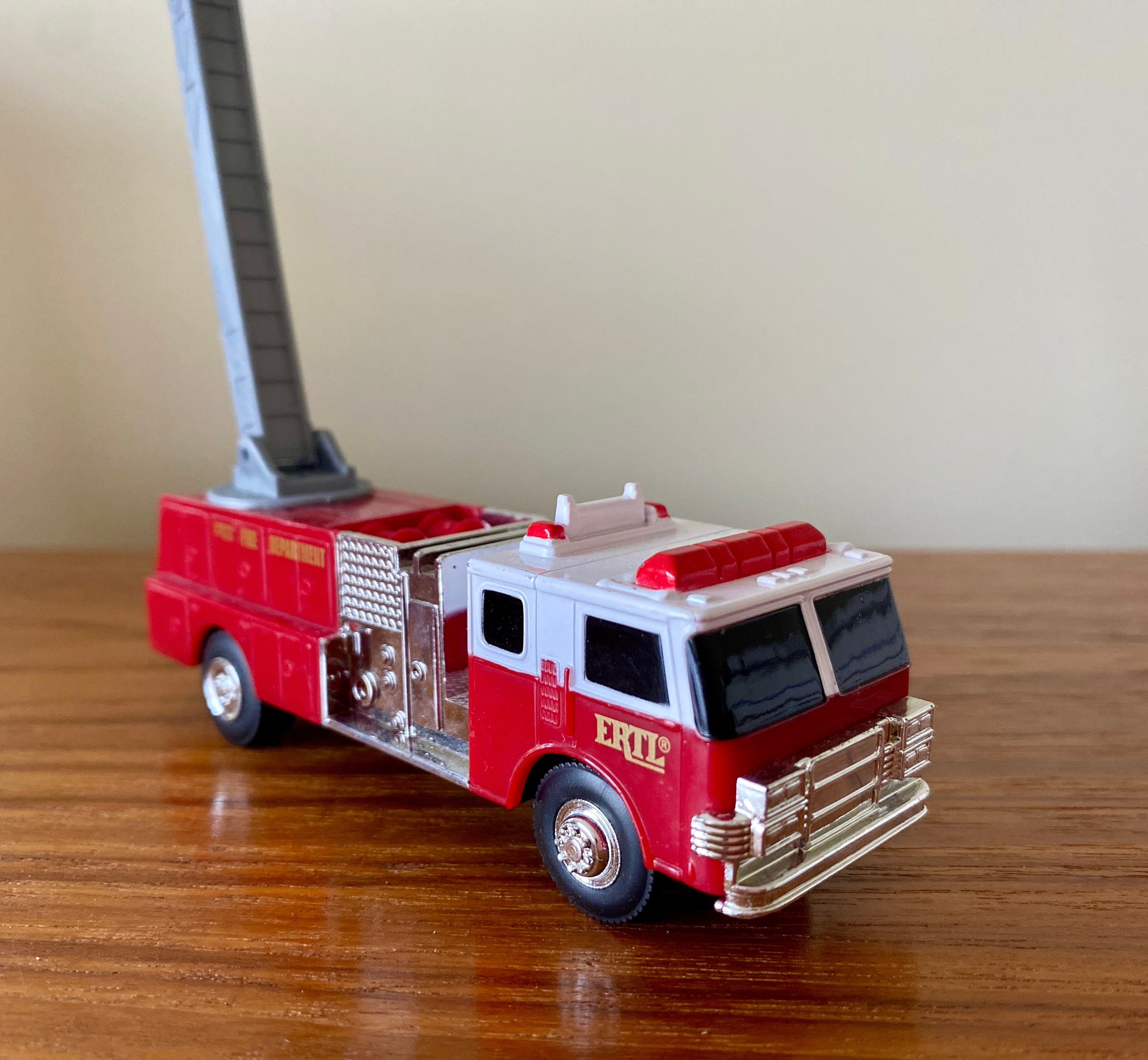 Sac de jouets de pompier - Jouet de simulation en bois pour