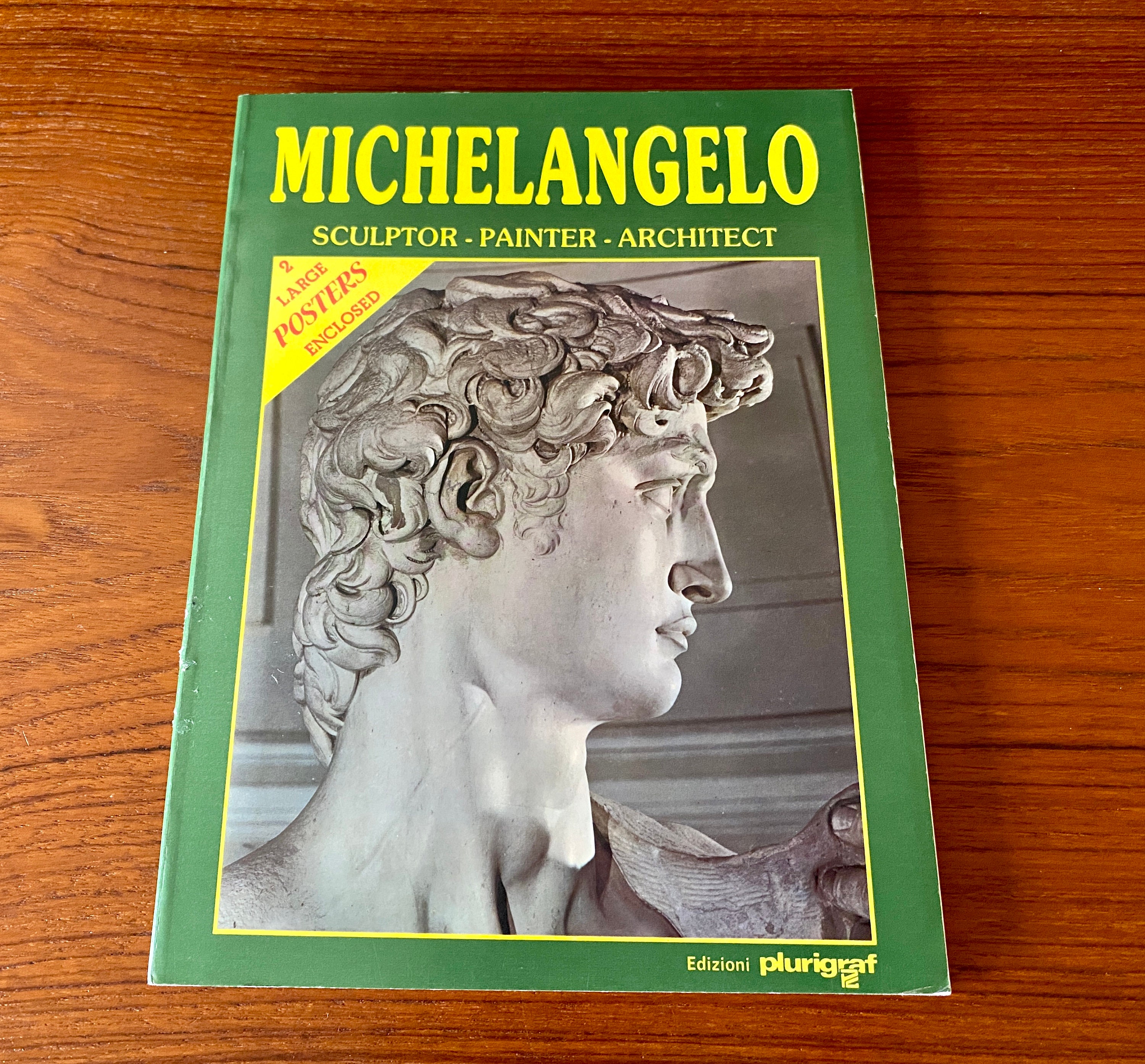Vintage Michelangelo Art Book – Sculptor, Painter, Architect, Rome