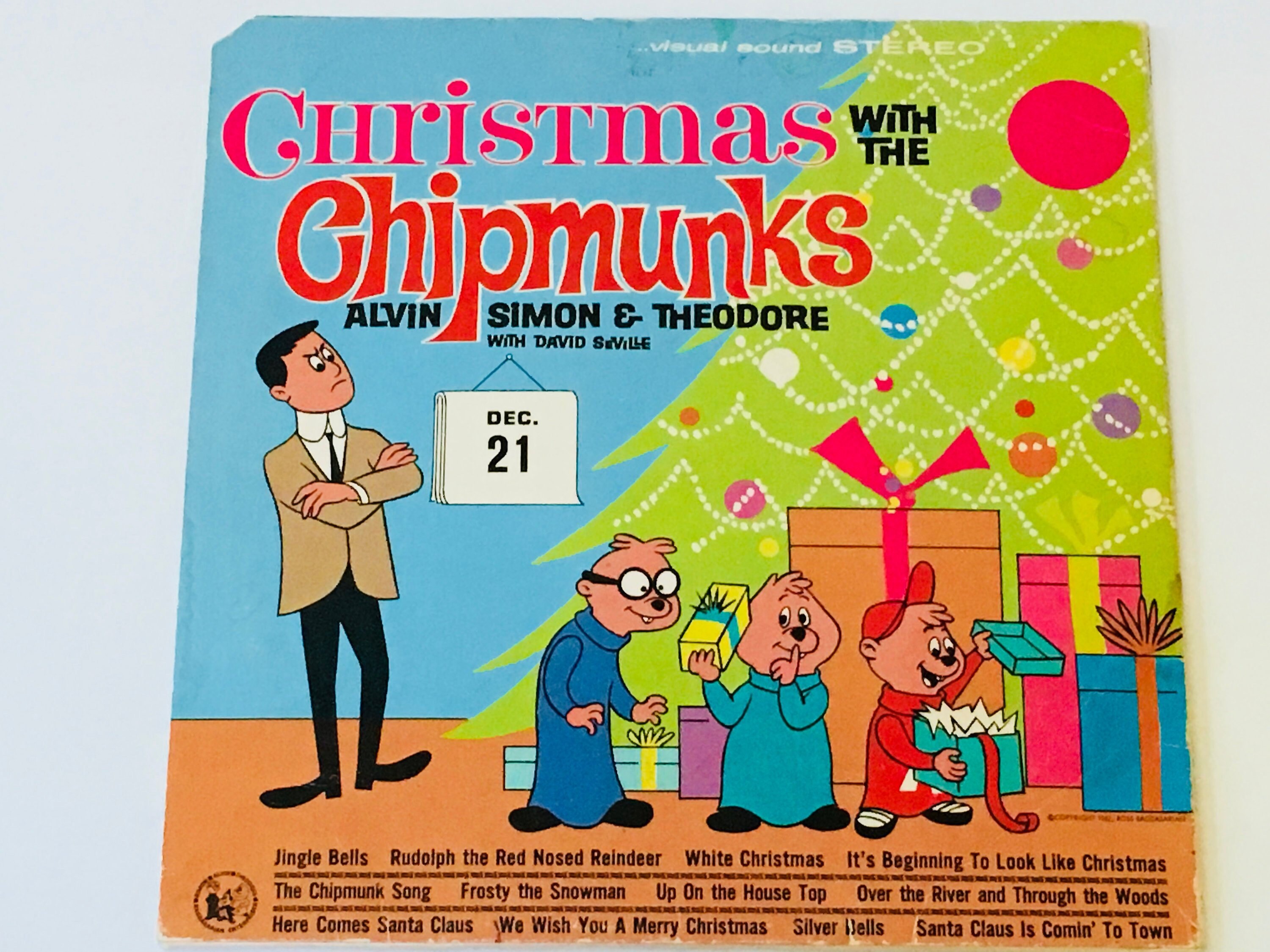 Christmas with the Chipmunks Jingle Bells Etsy