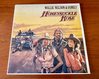 Honeysuckle Rose - Original Soundtrack - Willie Nelson & Family - "On the Road Again" - WB 1980 - Vintage 2LP Gatefold Vinyl LP Record