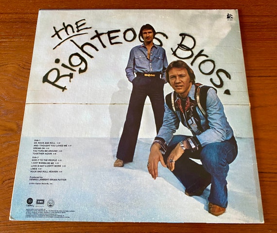 The Righteous Brothers - Give It to the People W/autographs