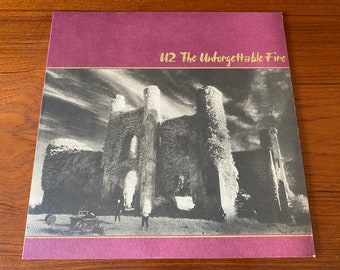 U2 - The Unforgettable Fire Vinyl LP - Original 1984 Island Records