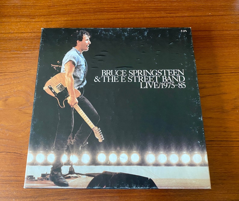 Bruce Springsteen & The E Street Band Live 1975-85 5 LP Boxed Set w/Booklet/Inner Sleeves Canadian Pressing Columbia 1986 NM Vinyl image 1