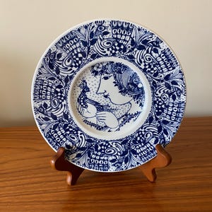Bjorn Wiinblad Blue and White - Etsy