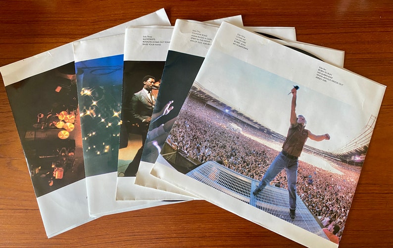 Bruce Springsteen & The E Street Band Live 1975-85 5 LP Boxed Set w/Booklet/Inner Sleeves Canadian Pressing Columbia 1986 NM Vinyl image 3