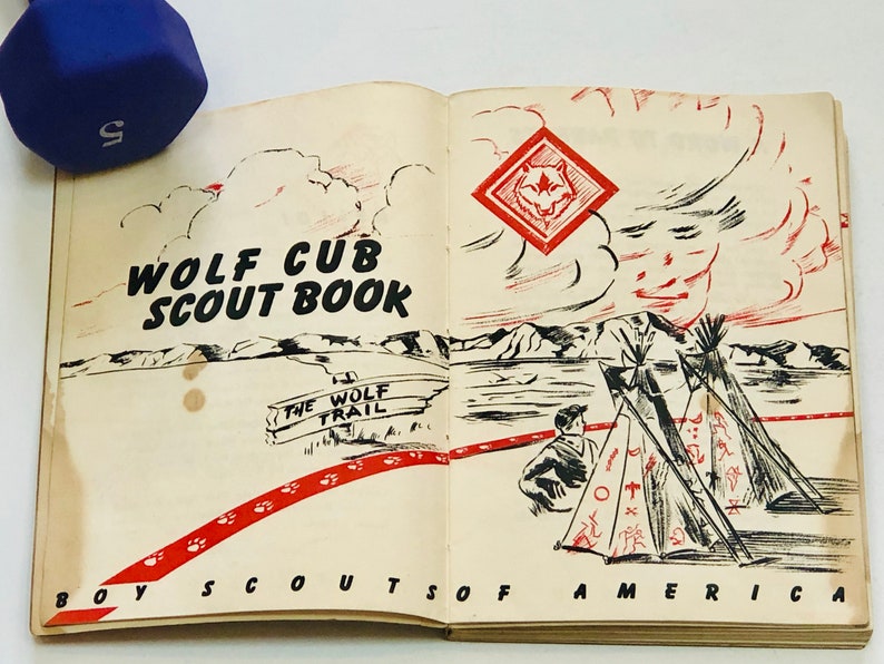 Wolf Cub Scout Book 1948 Safety Skills Music Tools | Etsy